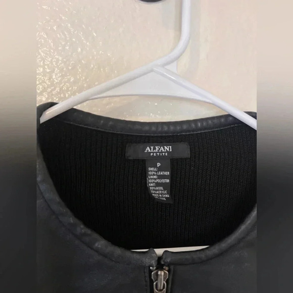 Alfani Women’s Leather Jacket - Picture 5 of 8